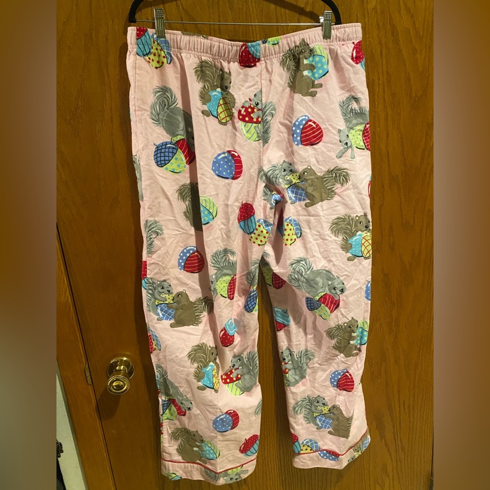 Nick and Nora Flannel Squirrel Pants size XXL NEW
